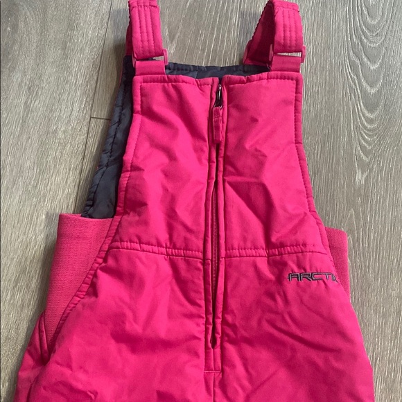 Arctix Pink Snow Bib Overalls Pants Winter Girks Size 5 Small Excellent Conditio - Picture 2 of 5